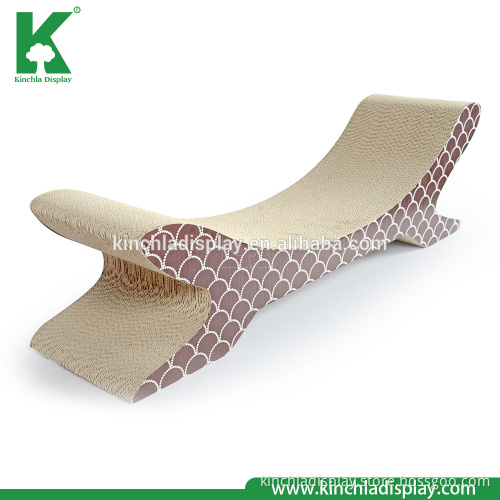 Paper Corrugated Cardboard Cat Scratch Lounge Furniture